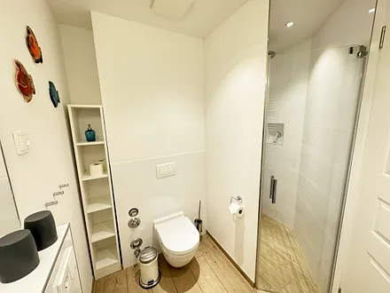 Strandvilla Andrea WE 07 - 1. Duschbad mit ebenerdiger Dusche