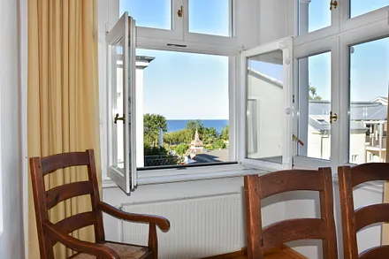 Loggia mit Ostseeblick