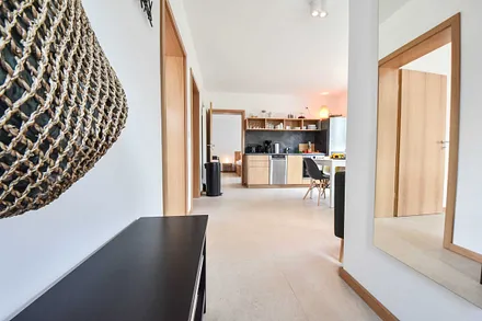 Eingangsbereich mit Blick in die Ferienwohnung