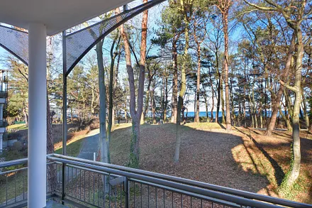 Balkon mit Blick zur Ostsee