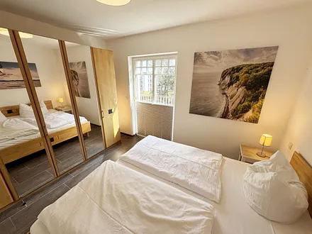 1.Schlafzimmer mit Doppelbett