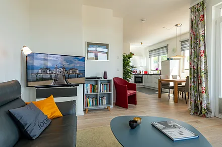 Wohnbereich mit TV