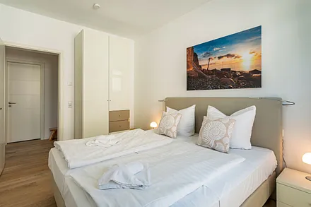 1. Schlafzimmer mit Doppelbett