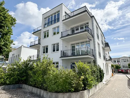 Rückansicht der Villa Wiederkehr