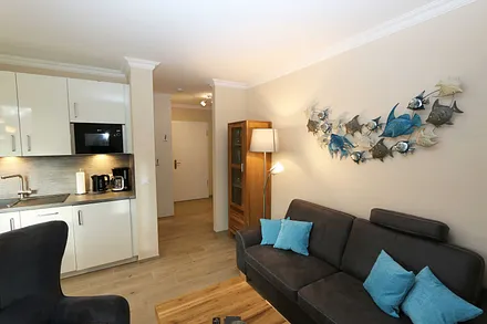 Wohnzimmer mit Couch