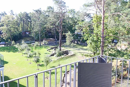 Aussicht vom Balkon