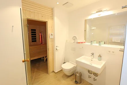 Blrickrichtung Sauna