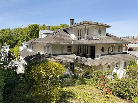 Rückseite der Villa Rosa