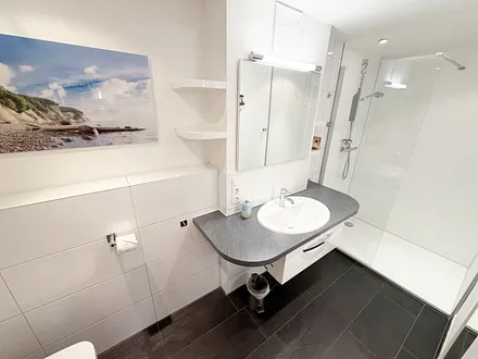 Villa Rosa Whg. 16 Meereszauber - Badezimmer
