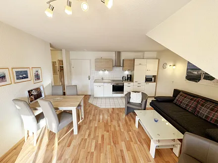 kombinierter Wohn-und Kochbereich