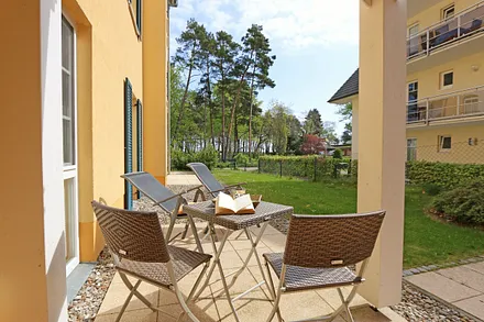 Terrasse Richtung Ostsee