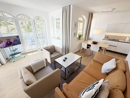 Kurparkresidenz in Baabe WE 15 - Wohnzimmer