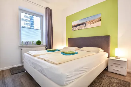 Schlafzimmer mit Doppelbett