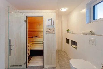 Sauna im großen Bad