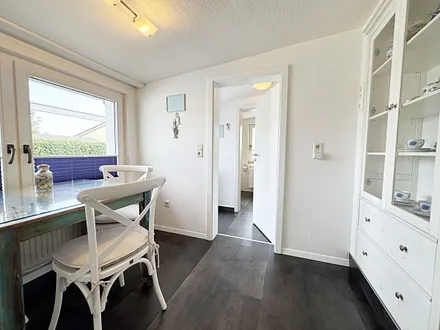 kleines Esszimmer mit Blick auf die Hagensche Wiek