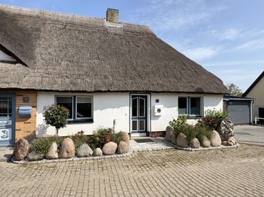 Vorderansicht vom Haus an der Wiek