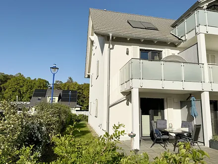 Haus Windrose - Terrasse der Wohnung 01 Seehase
