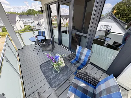 bestuhlter Balkon (Süd/West)