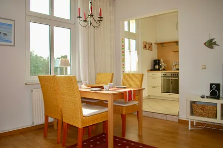 Blick auf den Essplatz