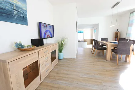 kombinierter Wohn-/Koch und Essbereich