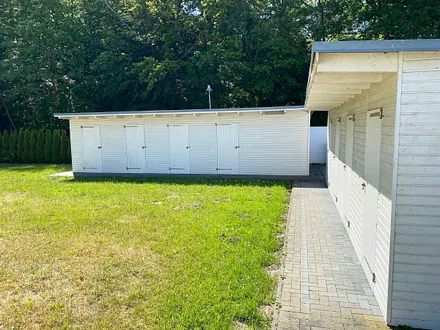 abschließbarer Schuppen für Fahrräder