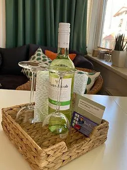 Bei Ankunft ein herzliches Willkommen!