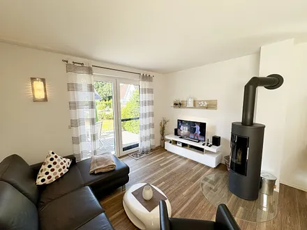 Wohnbereich mit Kamin