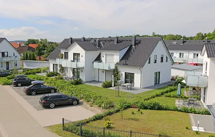 Blick auf das Haus Düne