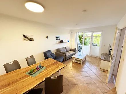 Blick in das Wohnzimmer