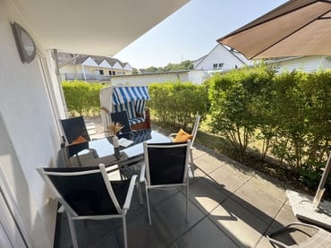 bestuhlte Terrasse