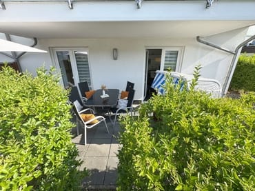 bestuhlte Terrasse