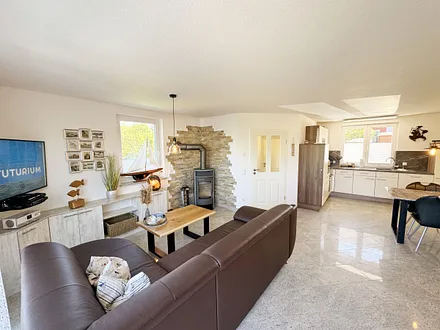 gefliester Wohn-/Essbereich