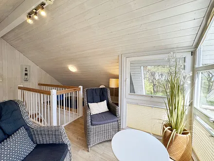 Ferienhaus Sandkörnchen - hier kann man schön in Ruhe ein Buch lesen