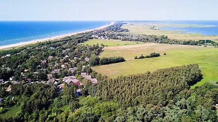 Blick von oben „Ostsee Dierhagen Strand“