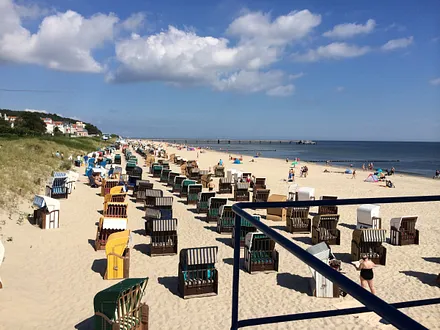 Strand Richtung Seebrücke