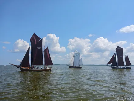 Zeesboot Regatta in Dierhagen