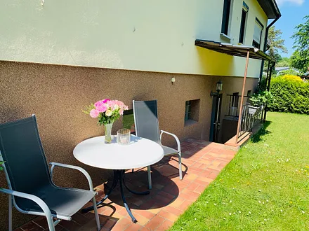 Sitzbereich im Garten