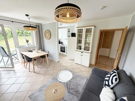 Dünenhaus Göhren Whg. 01 - Wohnzimmer