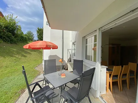 2 Terrassen (Ost und Süd) laden zum Verweilen und Entspannen ein 