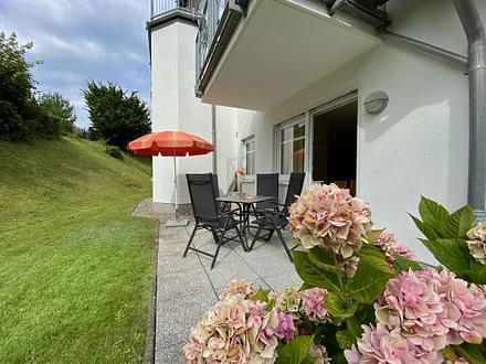 2 Terrassen (Ost und Süd) laden zum Verweilen und Entspannen ein 