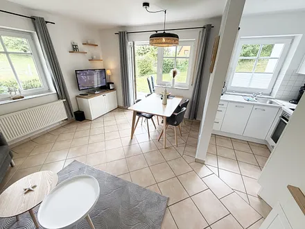 Dünenhaus Göhren Whg. 01 - Wohnzimmer