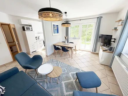 Blick in das Wohnzimmer