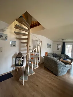 Wendeltreppe zum zweiten Schlafzimmer