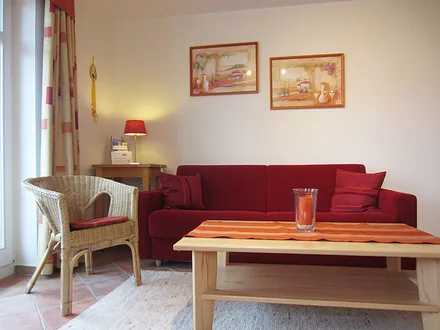 Wohnbereich mit Schlafsofa