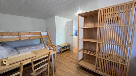 Wohnzimmer mit Kaminofen