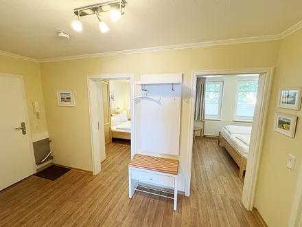 Blick in die beiden Schlafzimmer