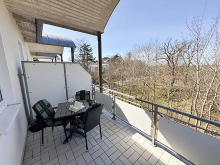 Balkon mit Bestuhlung