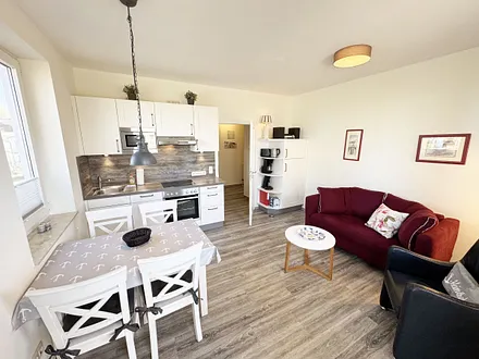 Blick in das Wohnzimmer