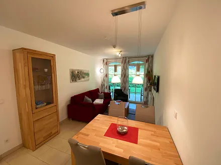 Blick ins Wohnzimmer