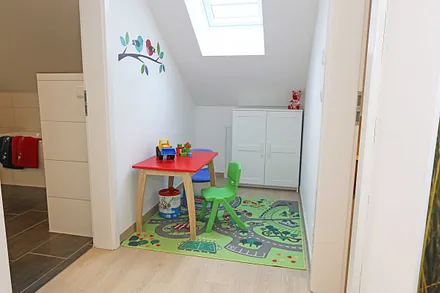 Kinderspielecke im Obergeschoss